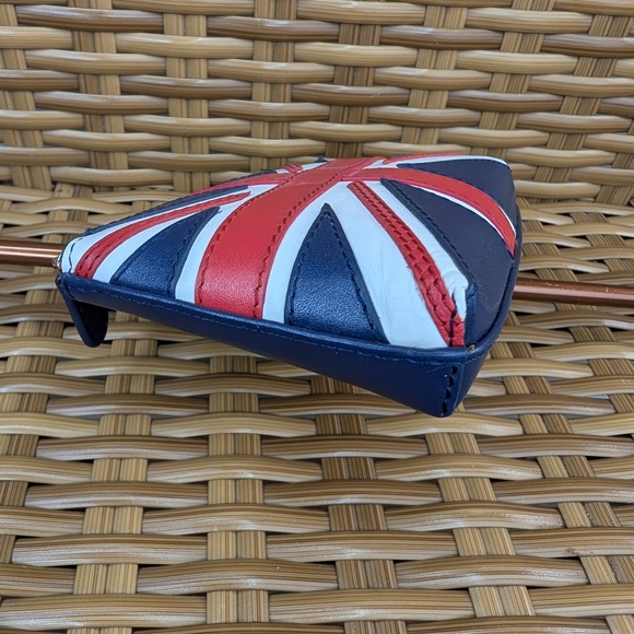Union Jack Genuine Leather Wallet Pouch Bag Made For Historical Royal Palaces - Picture 6 of 12